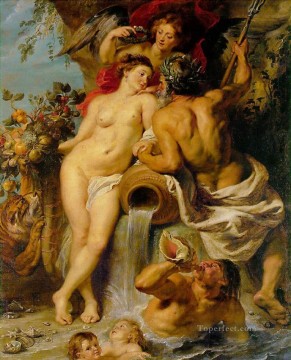  Peter Painting - The Union of Earth and Water Baroque Peter Paul Rubens
